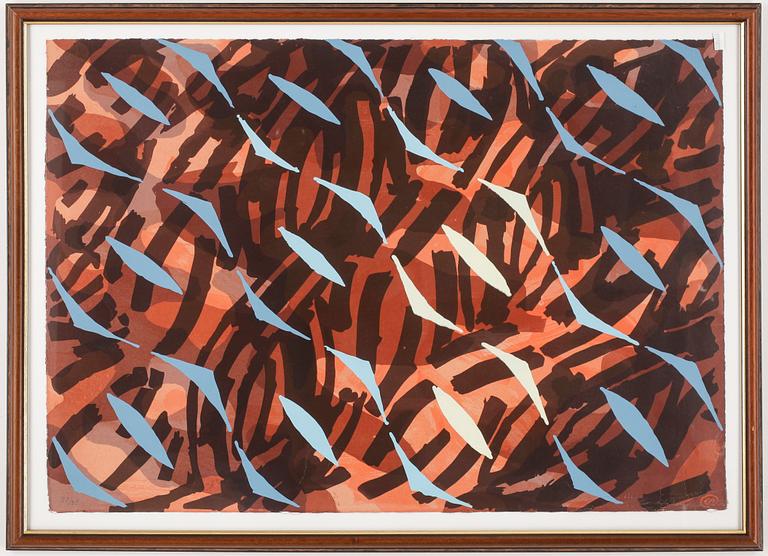 LENNART RODHE, färglitografi, signerad och numrerad 30/30.