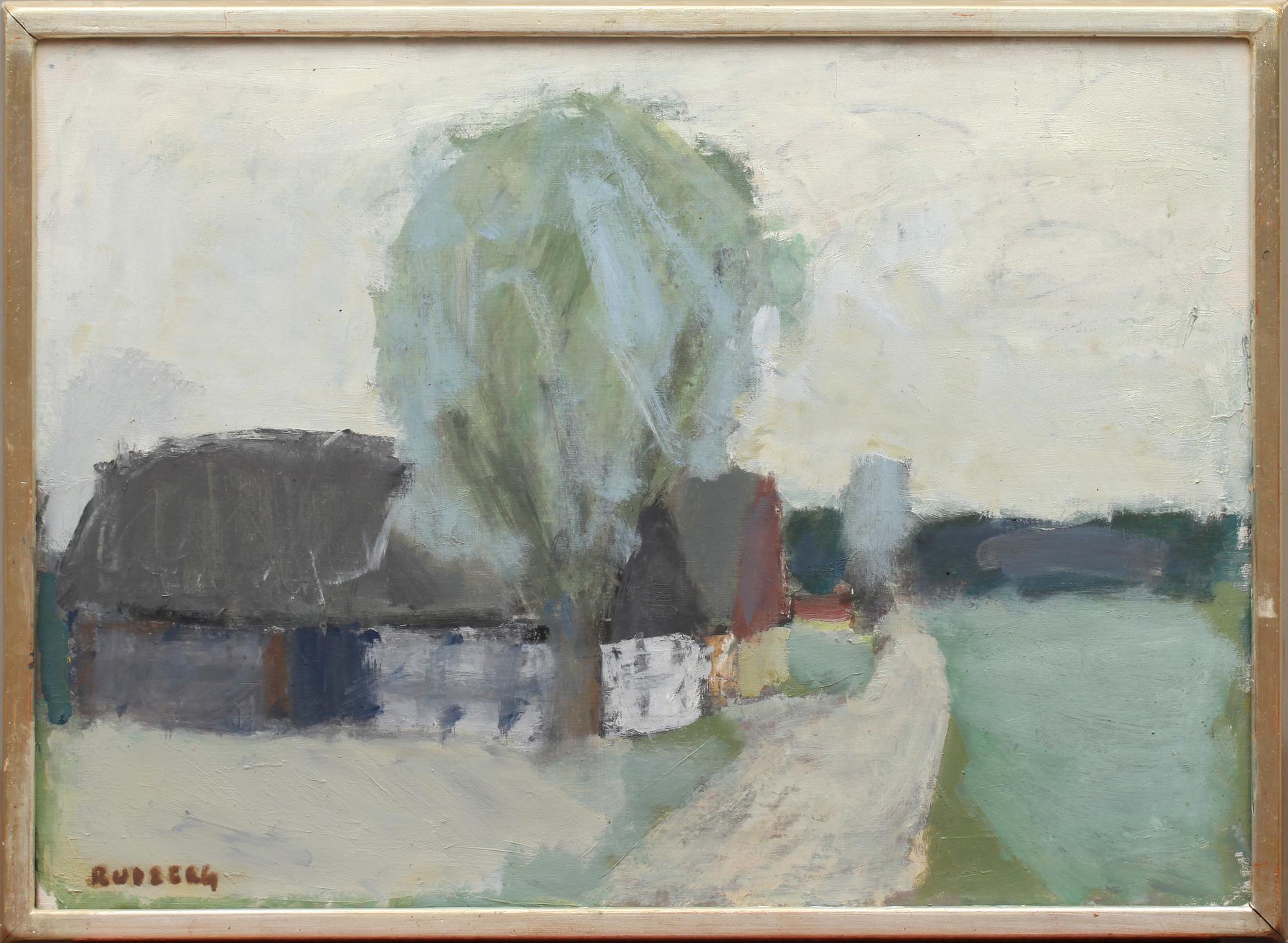 GUSTAV RUDBERG, olja på duk, sign.