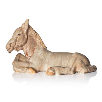 Michael Schilkin, a stoneware sculpture of a foal, Arabia, Finland, 1946.