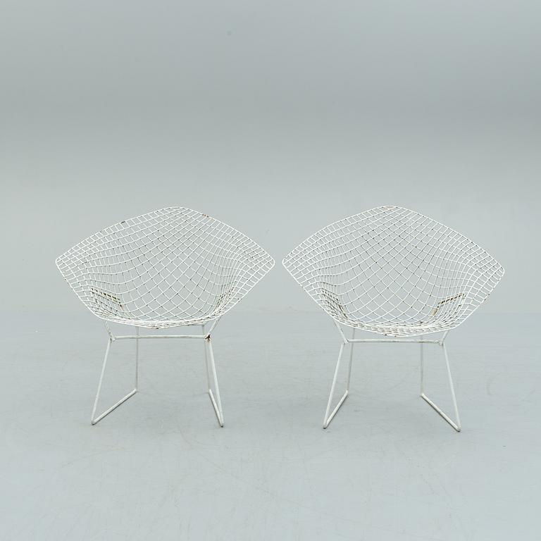 HARRY BERTOIA, STOLAR, ett par, "Diamond Chair", 1950-/1960-tal.