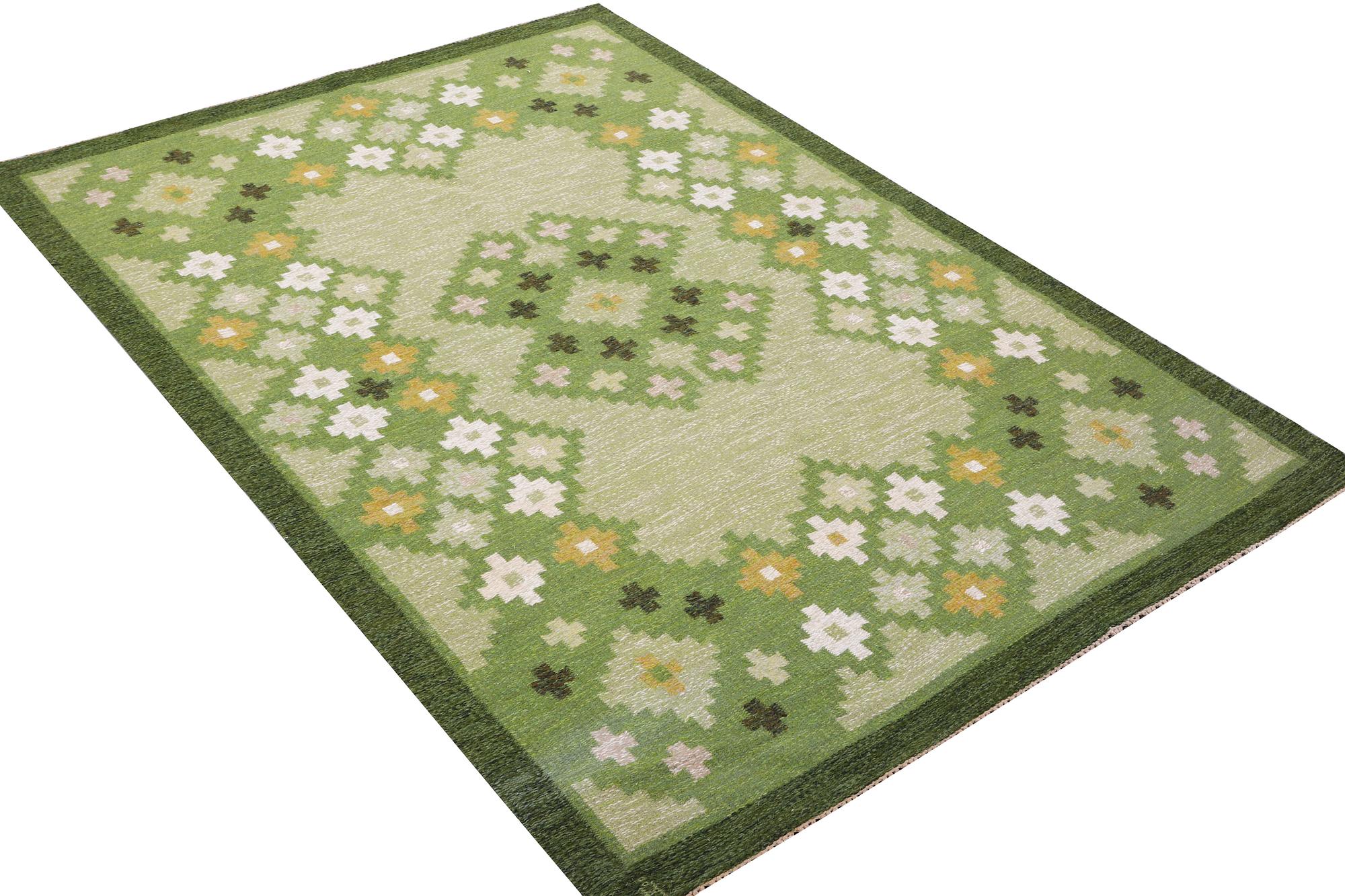 Anna-Johanna Ångström, a 'Ljusterö' flat weave carpet, signed ÅÅ, c. 238 x 167 cm.