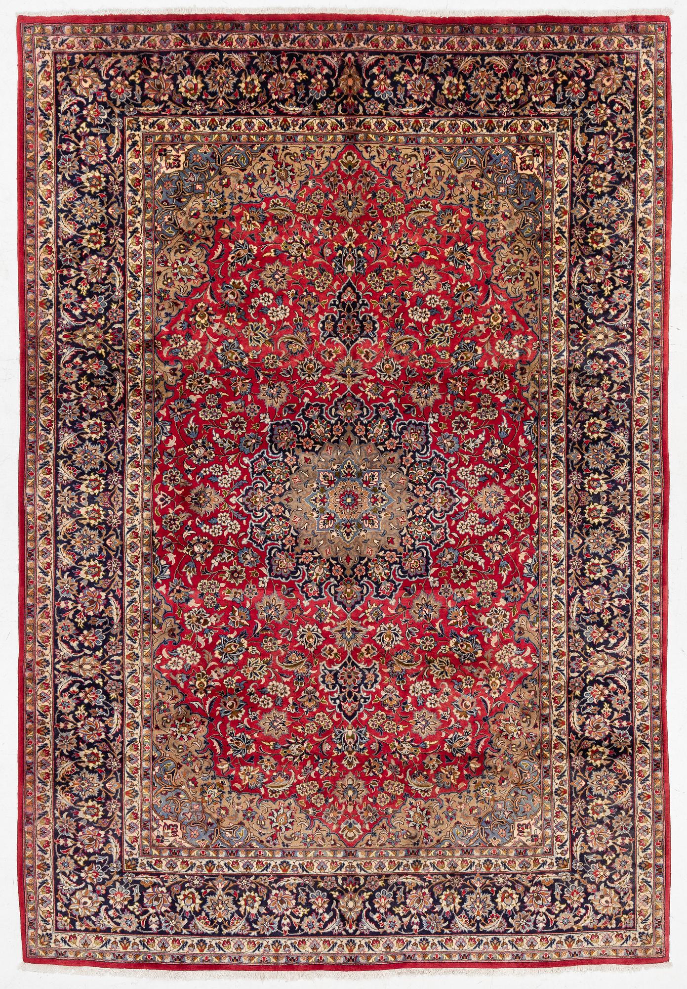 Carpet, Isfahan, approx. 410 x 295 cm.