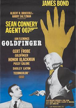 Movie Posters, 6 pcs, James Bond, offset.