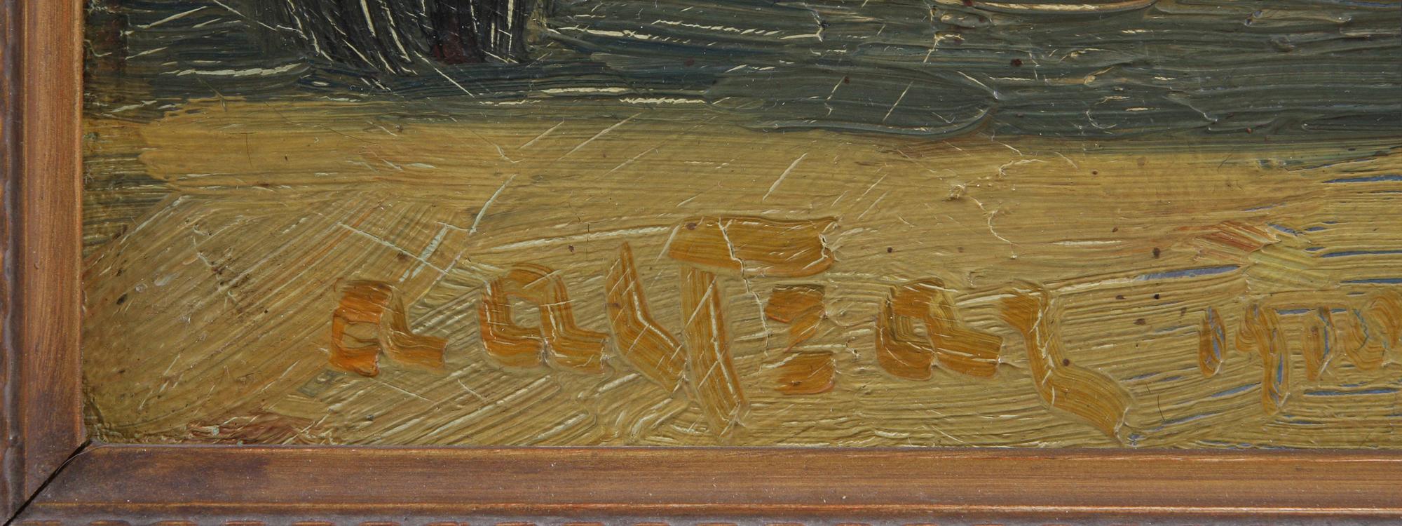 ANDERS ALTZAR, olja på duk, sign.