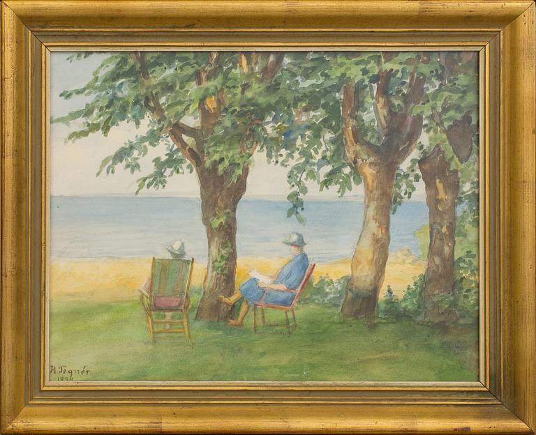 HEDVIG TEGNER, watercolour signed and dated 1949 (?).