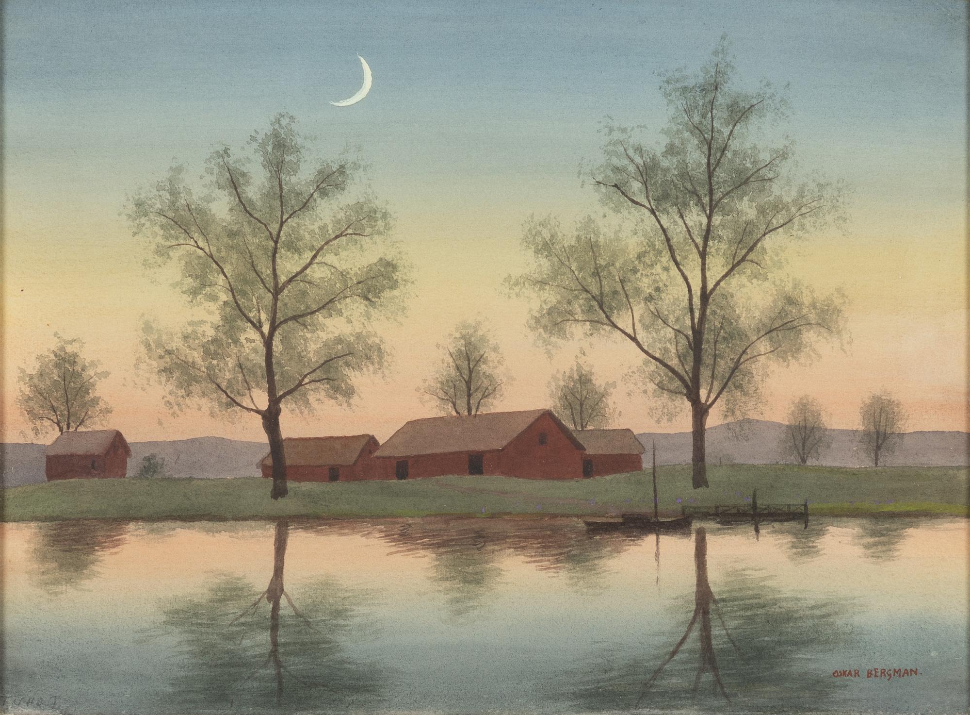 Oskar Bergman, "Vid Göta kanal".