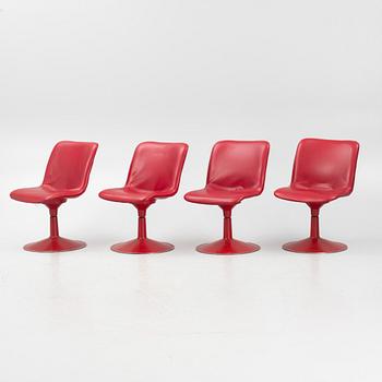 Yrjö Kukkapuro, a 'Saturnus' table and four chairs, Haimi, Finland, 1970's.