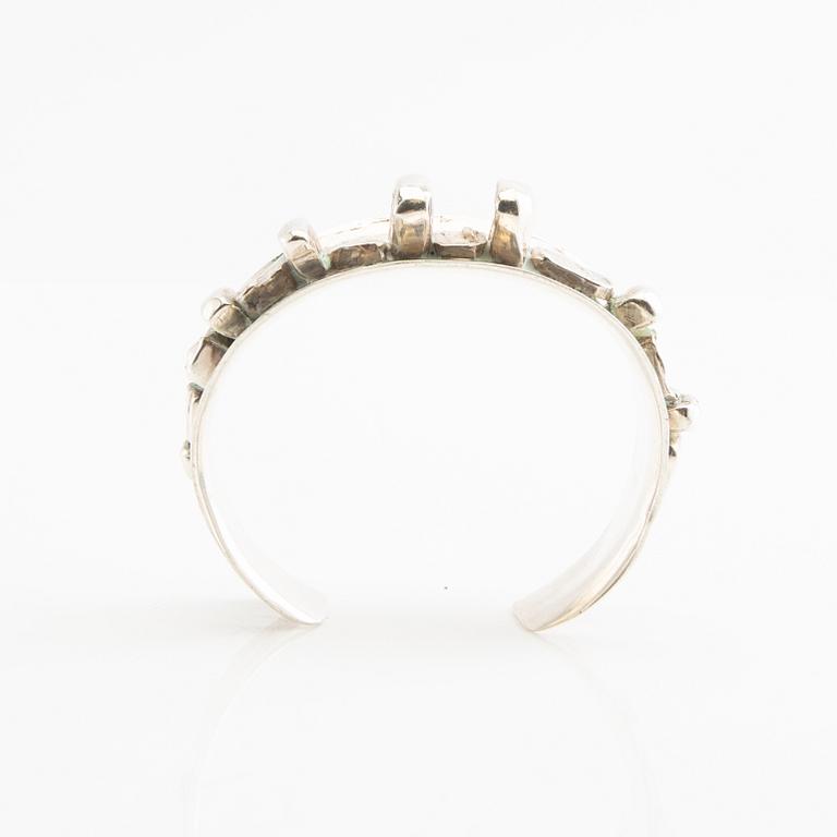 Armband, silver, Claes Giertta, Stockholm, 1967.