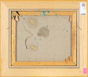 Uno Vallman, oil on canvas, signed.