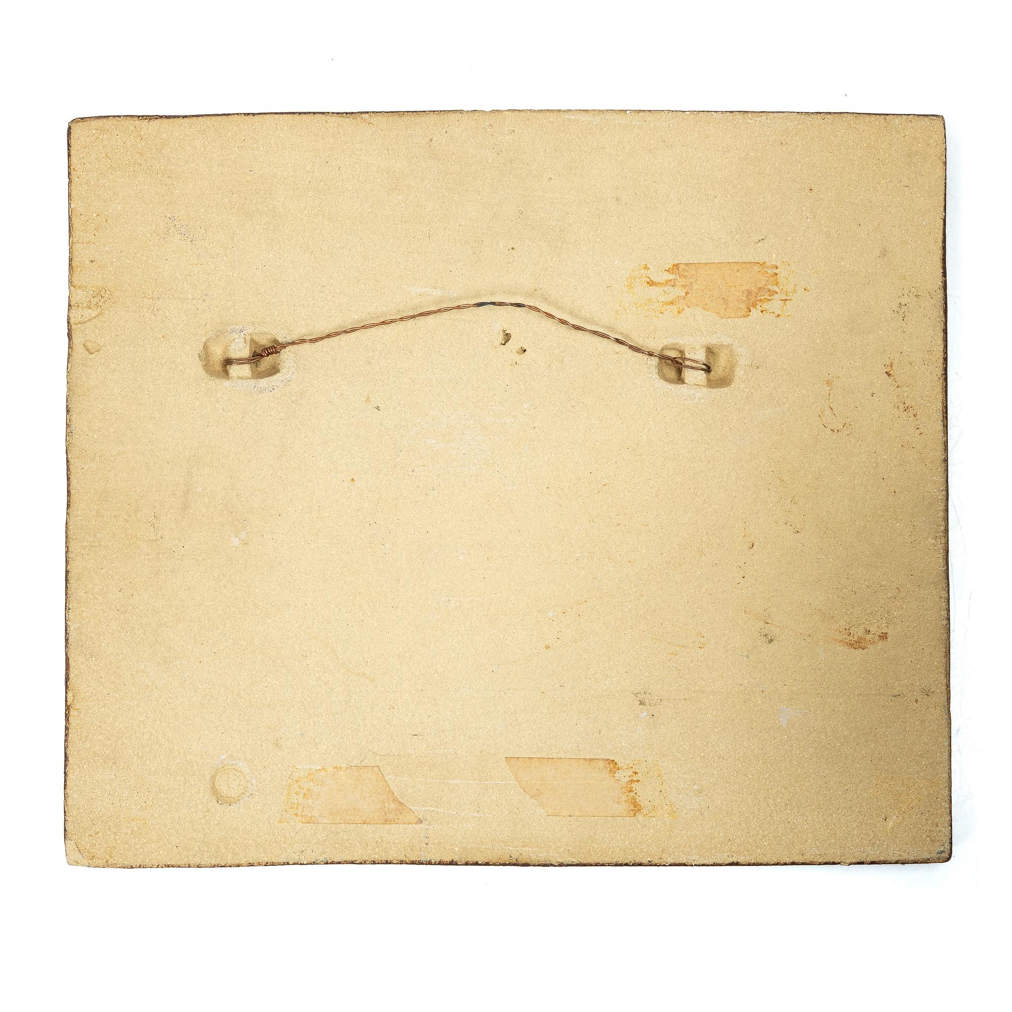 Stig Lindberg, Wall plaque, “Tallyhoo”, Gustavsberg.