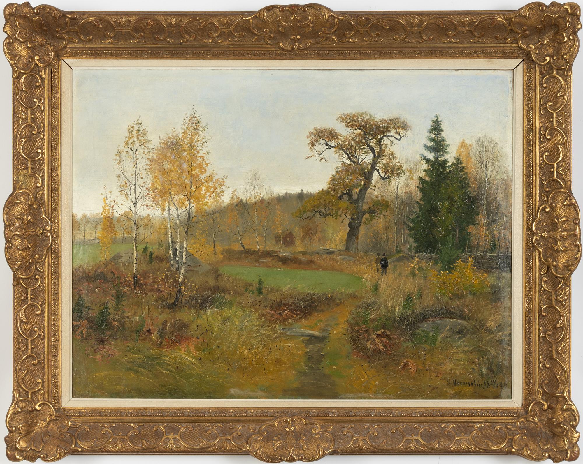 Olof Hermelin, A walk beside the old oak.