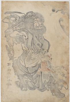 Kyōsai Kawanabe, 'Shoki the Demon Queller'.