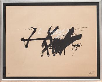 ANTONI TÀPIES, litografi, signerad och numrerad 91/100.