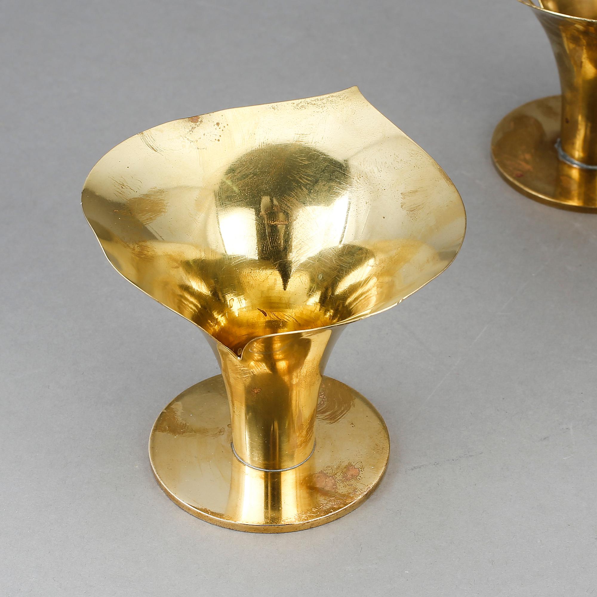 LJUSSTAKAR, 5 st, Carl Einar Borgström, Ystad Metall.