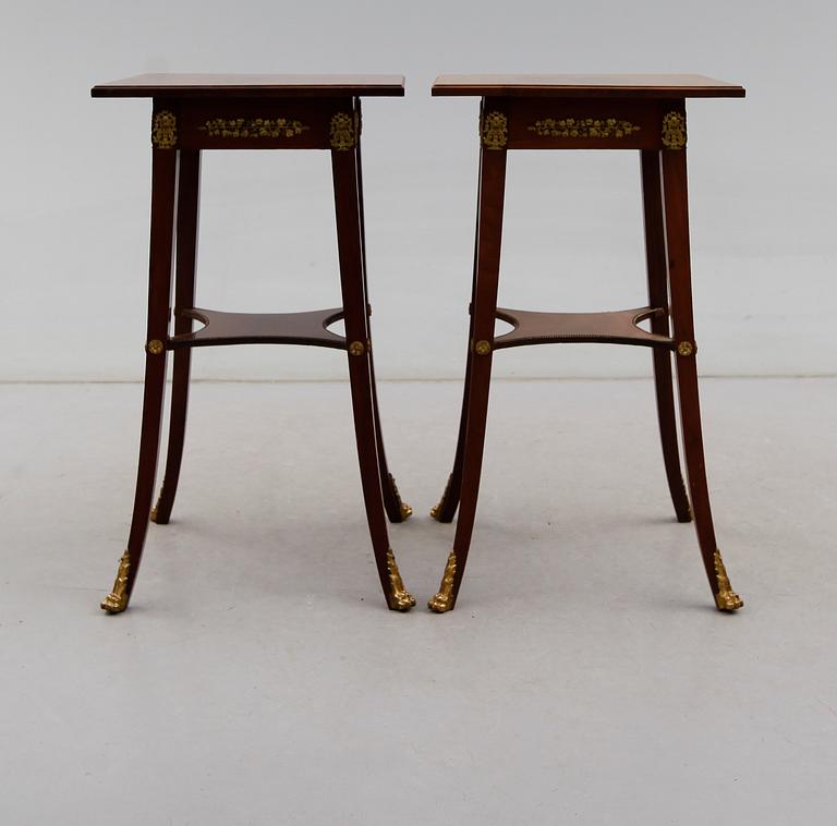 BORD, 1 par, empirestil, 1900-talets första hälft.
