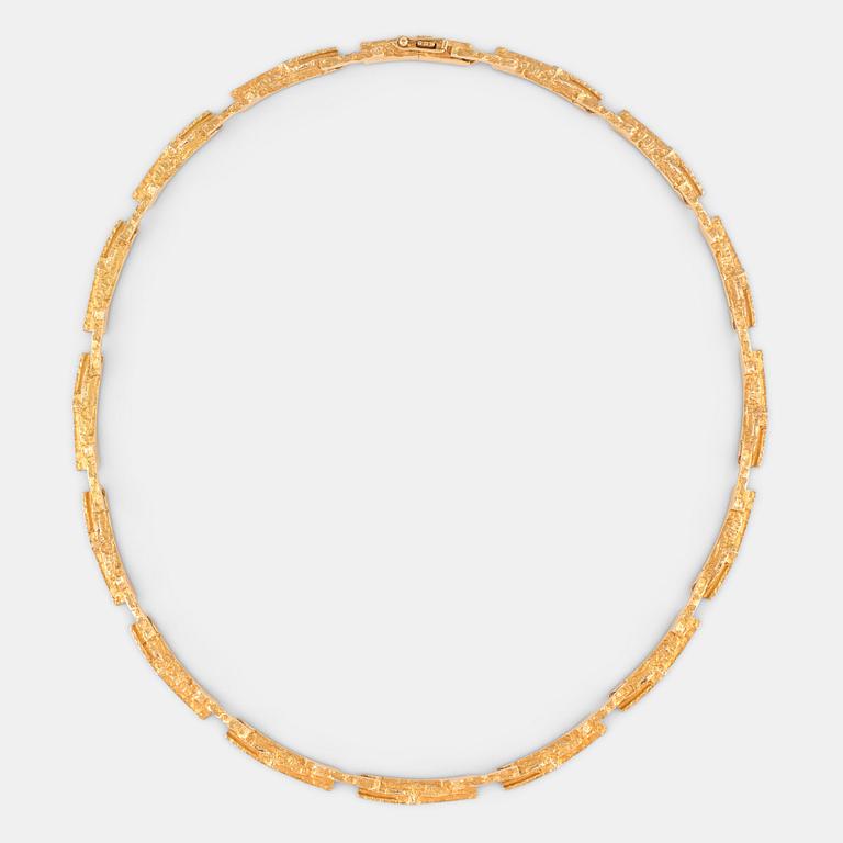 Björn Weckström collier 18K guld.
