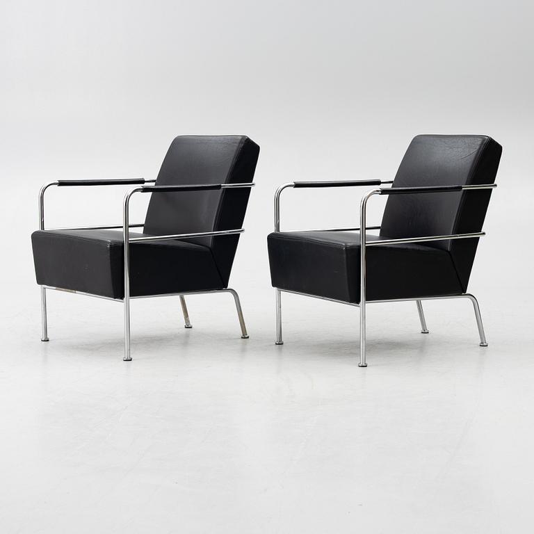 Gunilla Allard, a pair of 'Cinema' armchairs, Lammhults, Sweden.
