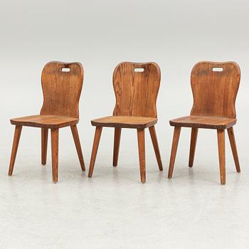 Chairs, 3 pcs, Åby Möbelfabrik, 1930s/40s.