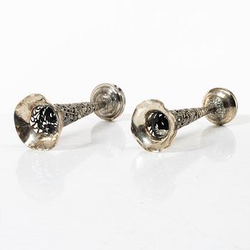 Two Chinese silver vases, circa 1900.