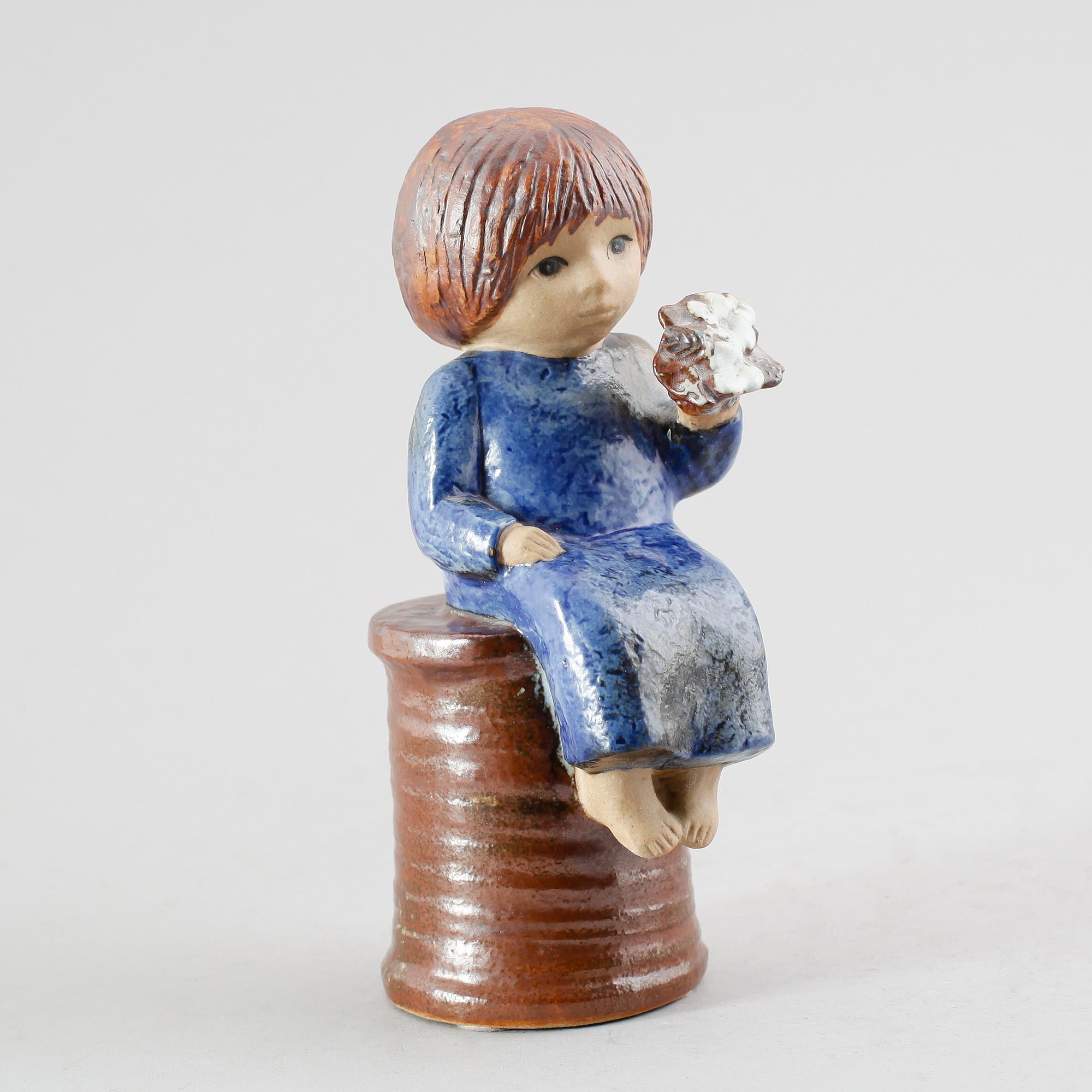 FIGUR, stengods, Lisa Larson, Gustavsberg.