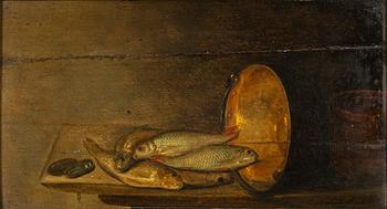 Dutch school, 18th century, still life with fish.