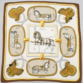 Hermès, scarf, "Grand Apparat".