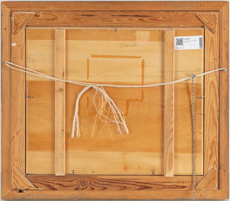HELGE LINDEN, oil on panel, signed.
