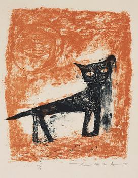 831. Zao Wou-ki, "Cat and Fish".