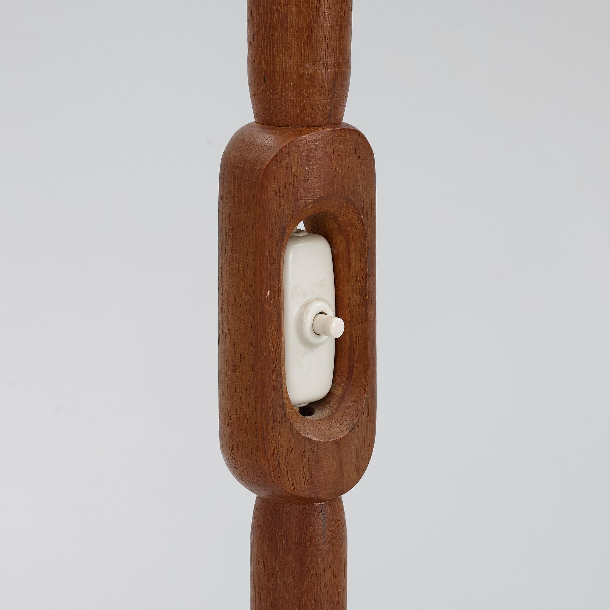 A floor lamp, Swedish Modern, mid-20th century.