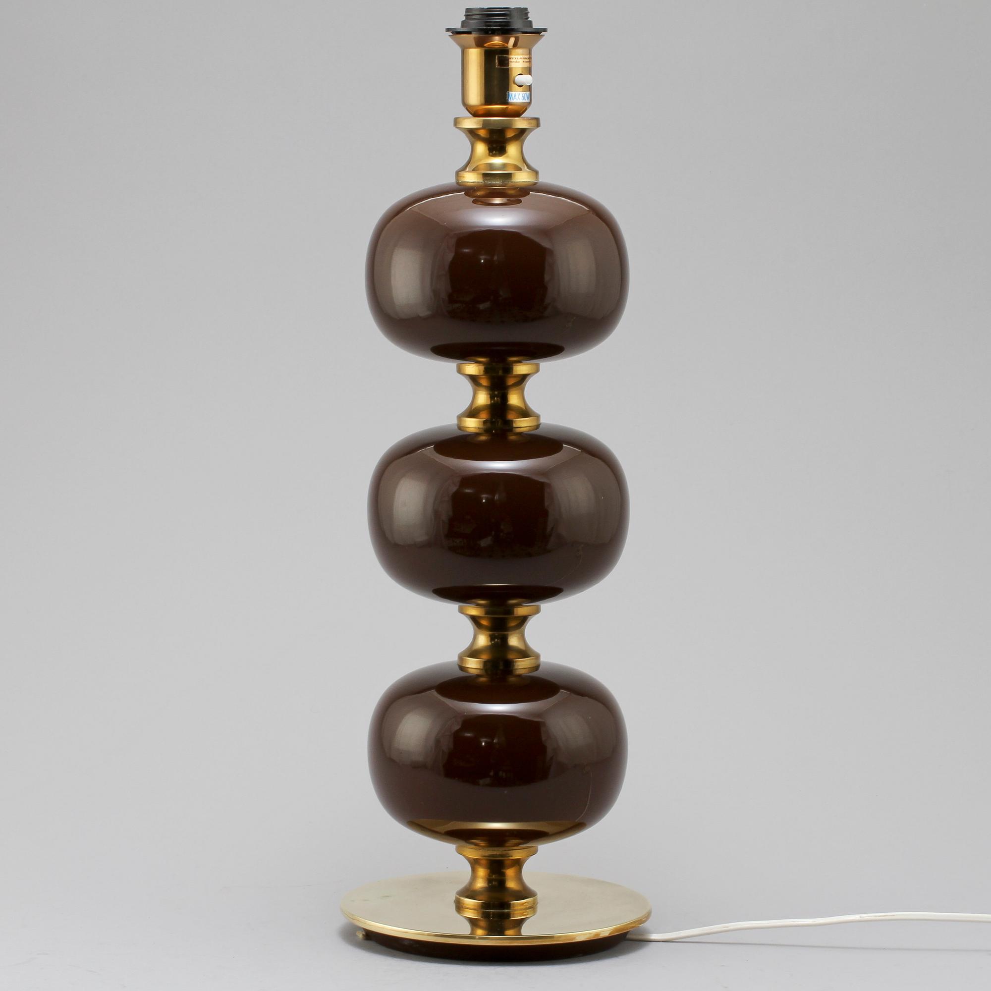 BORDSLAMPA, Stilarmatur AB Tranås, 1900-talets tredje kvartal.