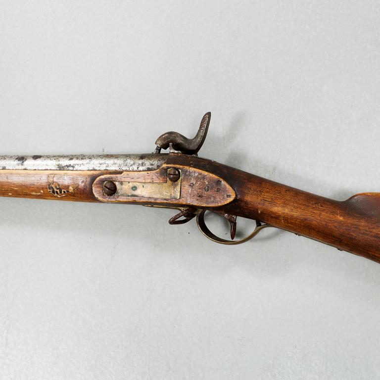 A percussion rifle for the swedish army, m/1815-49.