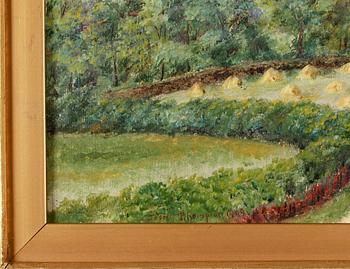 JESSIE THOMPSON, olja på duk, signerad och daterad 1909.