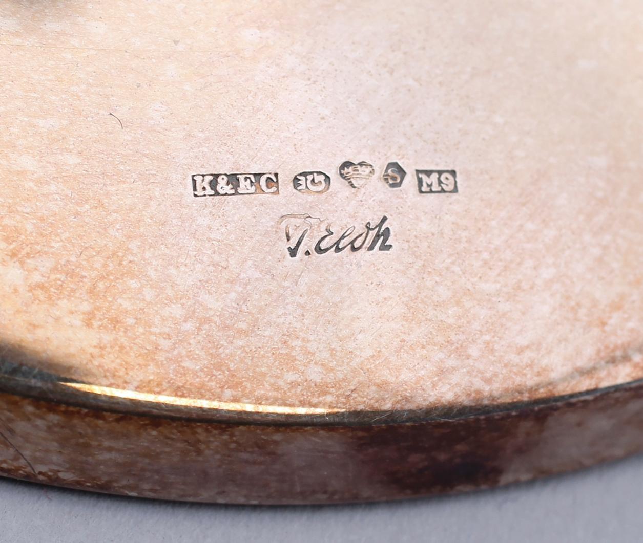 LJUSSTAKAR, 1 par, silver, Tore Eldh, Bröderna Carlsson, Göteborg 1962.