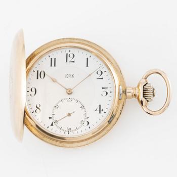 L.U.C, "Chopard", pocket watch, hunter, 54,5 mm.