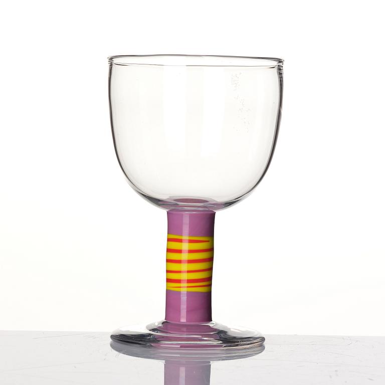 Gunnar Cyrén, "Popglas", Orrefors, signerat 1967.