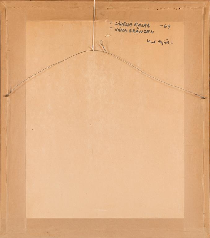 Kurt Björk, olja på pannå, signerad och daterad -69.