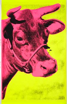499. Andy Warhol, "Cow".