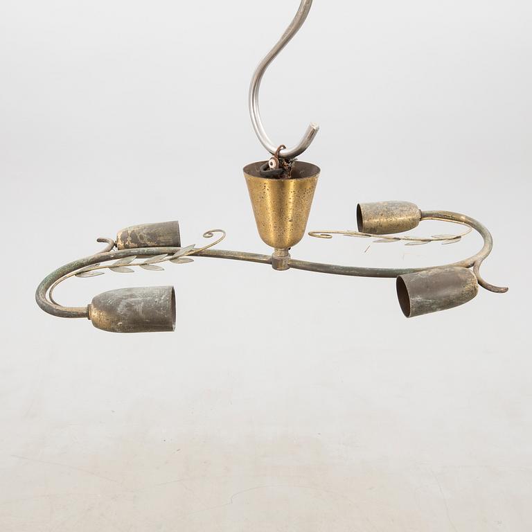 Ceiling lamps 3 pcs Swedish Modern 1940s.