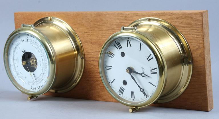 SKEPPSKLOCKA samt BAROMETER, Schatz.