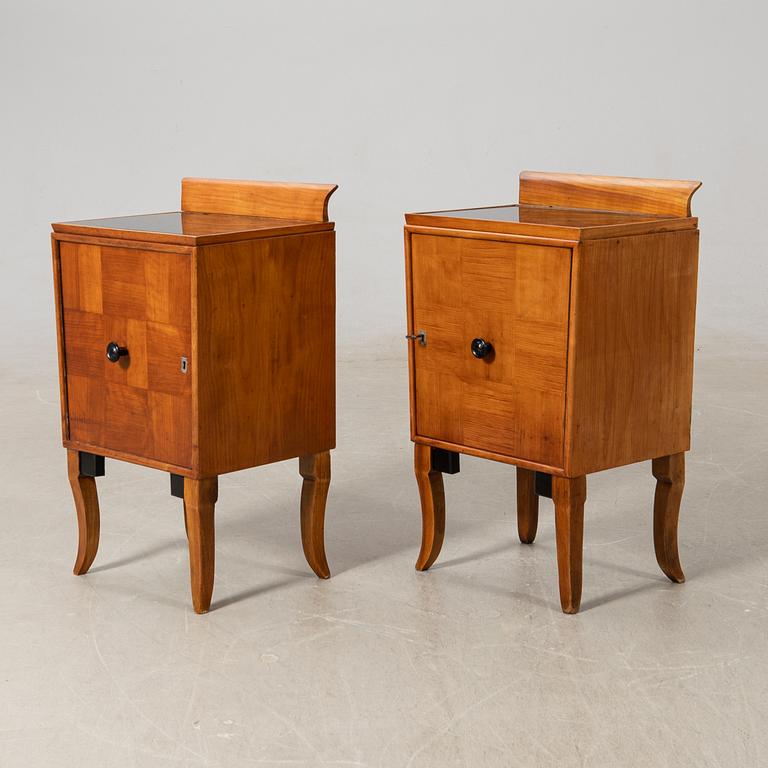 Bed cupboard, a pair, early 20th century.