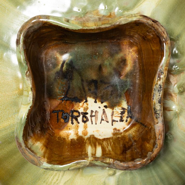Allan Ebeling, a glazed ceramic bowl, Torshälla 1930s.