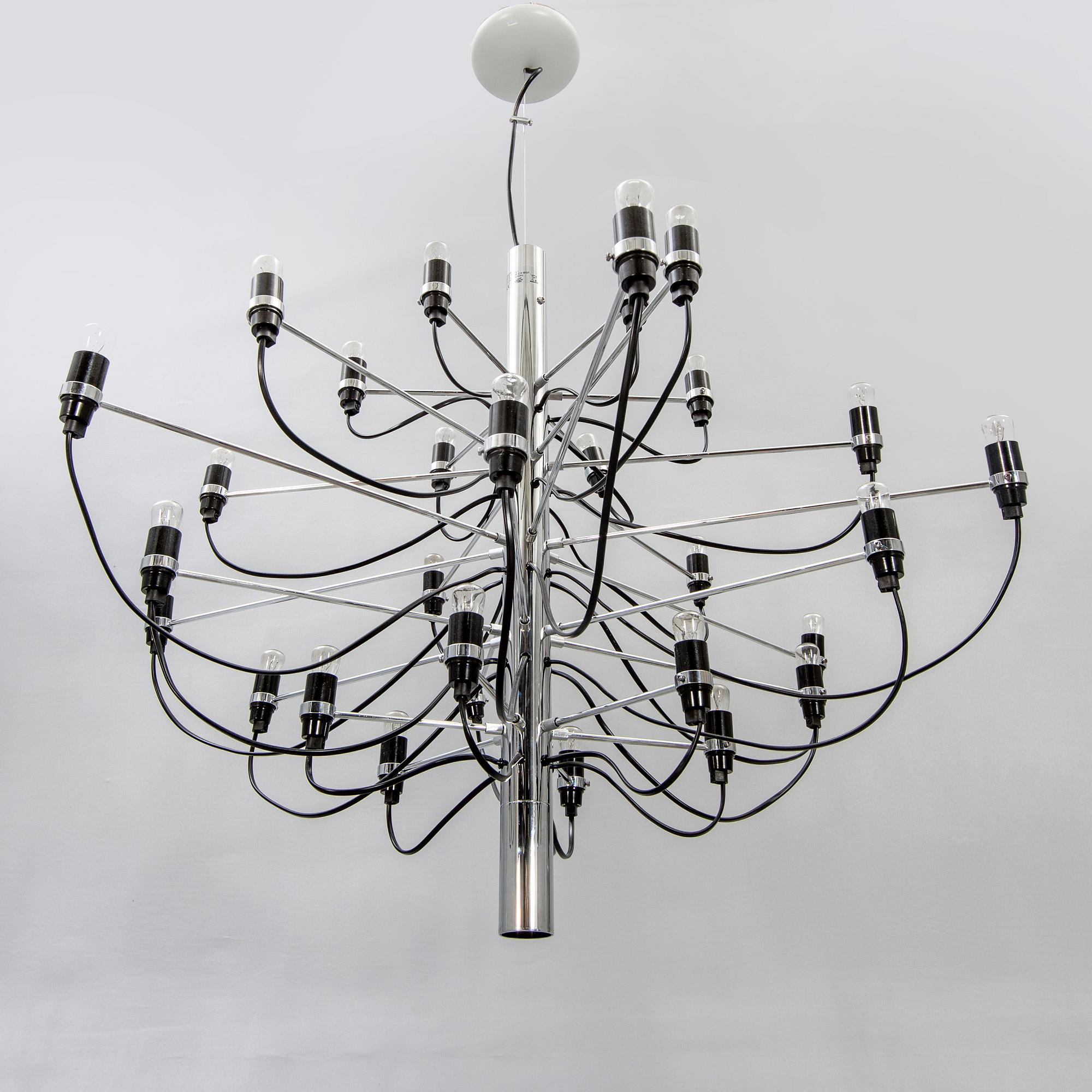 Gino Sarfatti, taklampa, "2097/30", Flos, Italien.