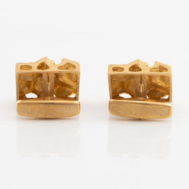 Cufflinks, a pair, 18K gold.