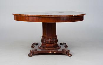 SOFFMÖBLEMANG, 6 delar, biedermeier/biedermeierstil, mahognyfanerad, Ryssland 1800-tal samt 1900-talets början.