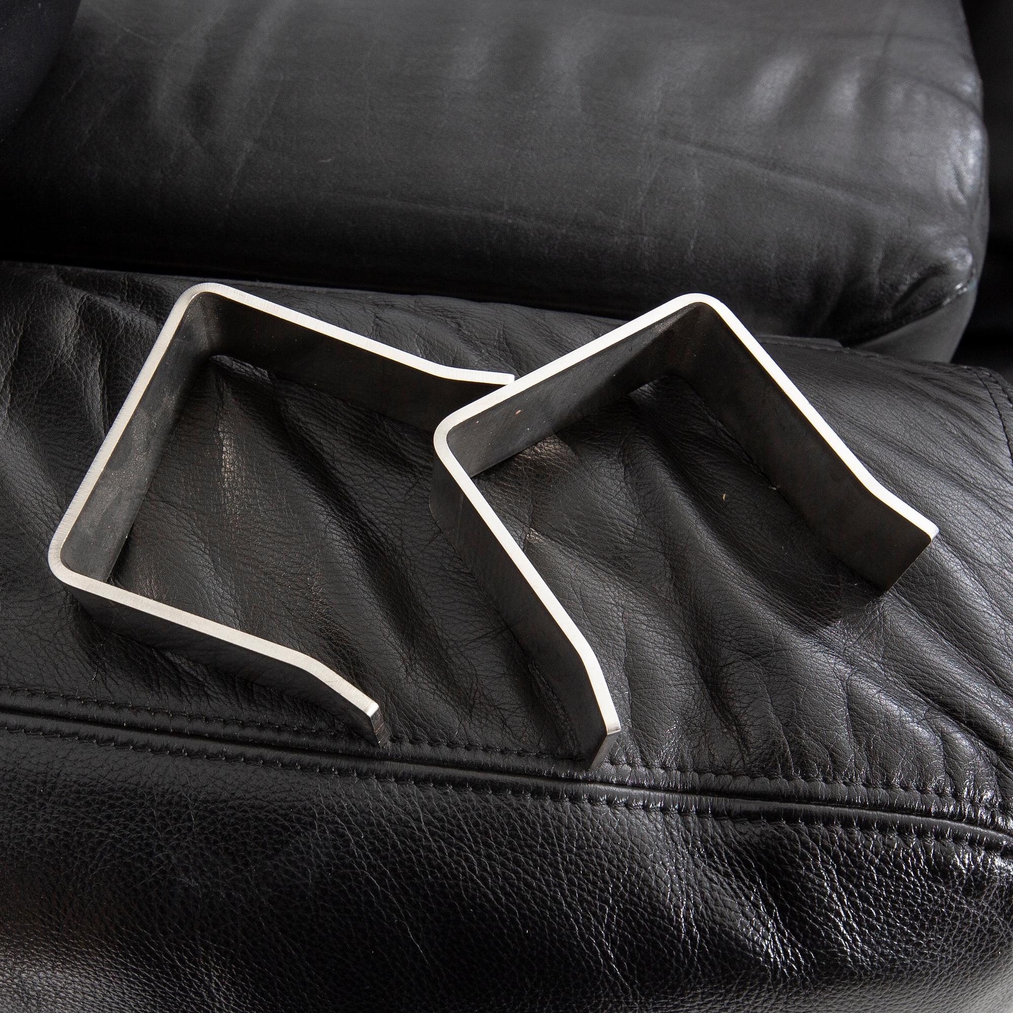 A De Sede leather DS76 sofa late 20th century/21st century.