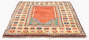 A semi-antique Konya Bozkir rug, central Anatolia, c. 156 x 126 cm.