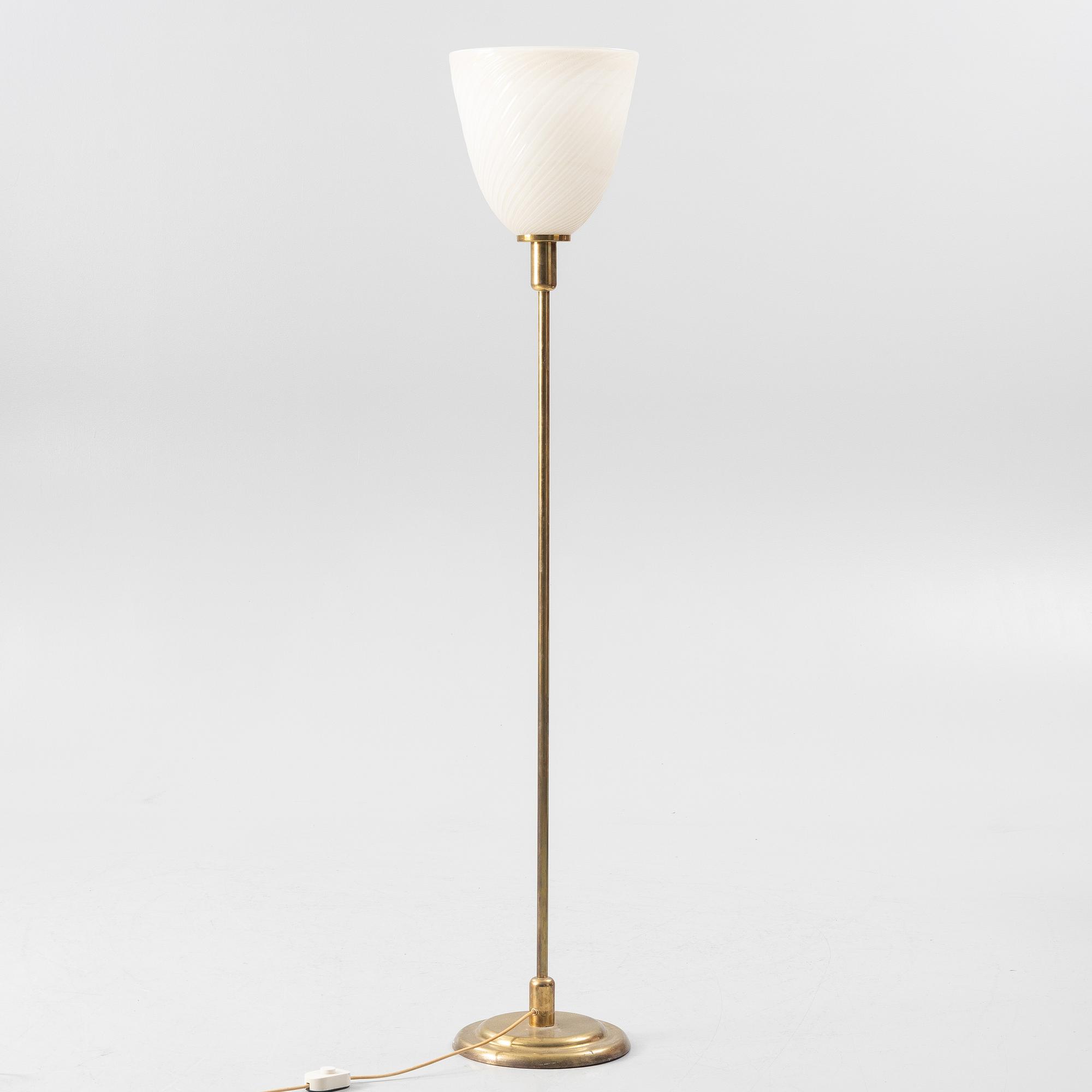 Barovier & Toso, attributed to. A floor lamp, Murano, Italy, second half of the 20th century.