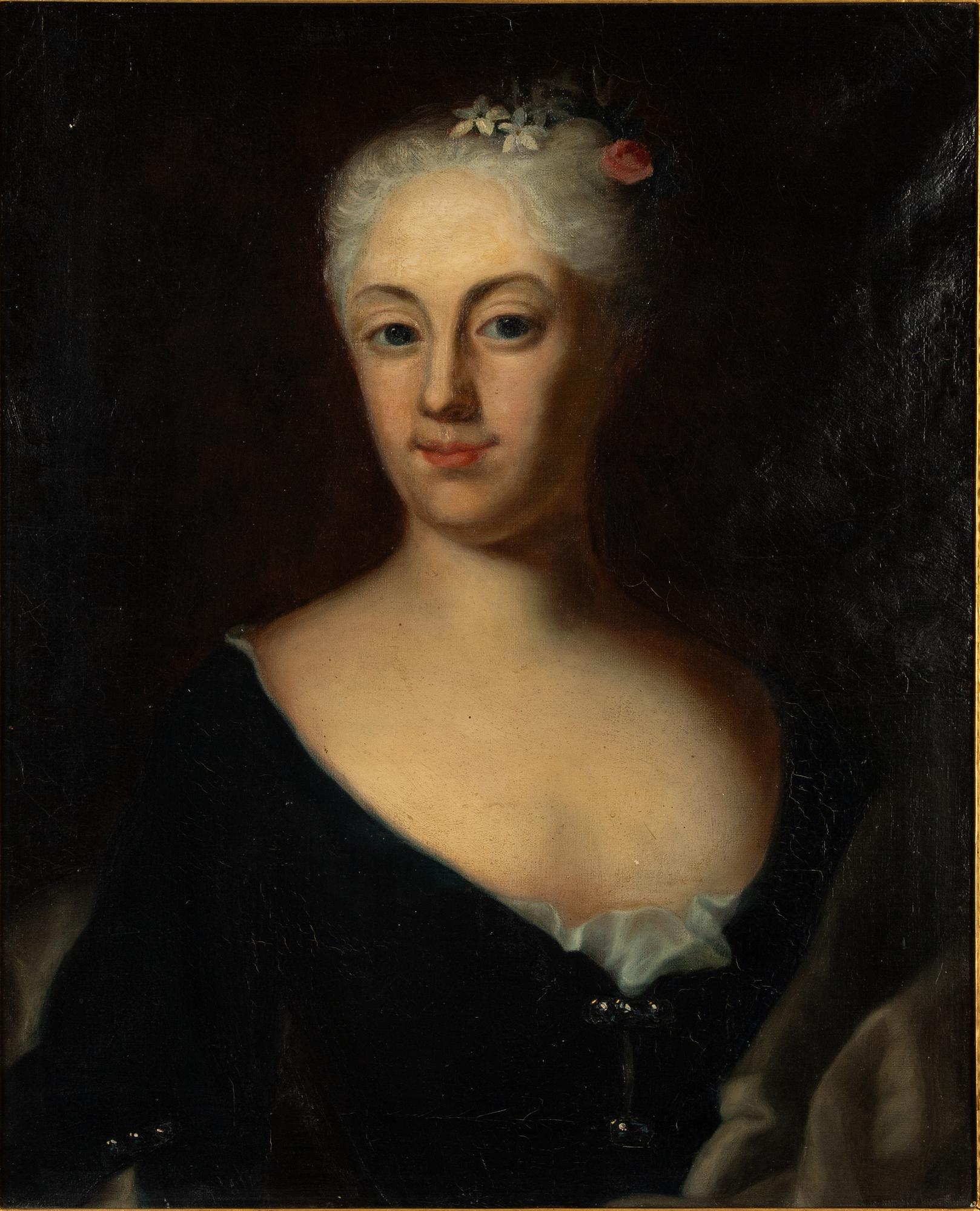 Georg Engelhard Schröder, kopia efter, "Eva Charlotta Victoria Stenbock" (gift Barnekow) (1710-1785).