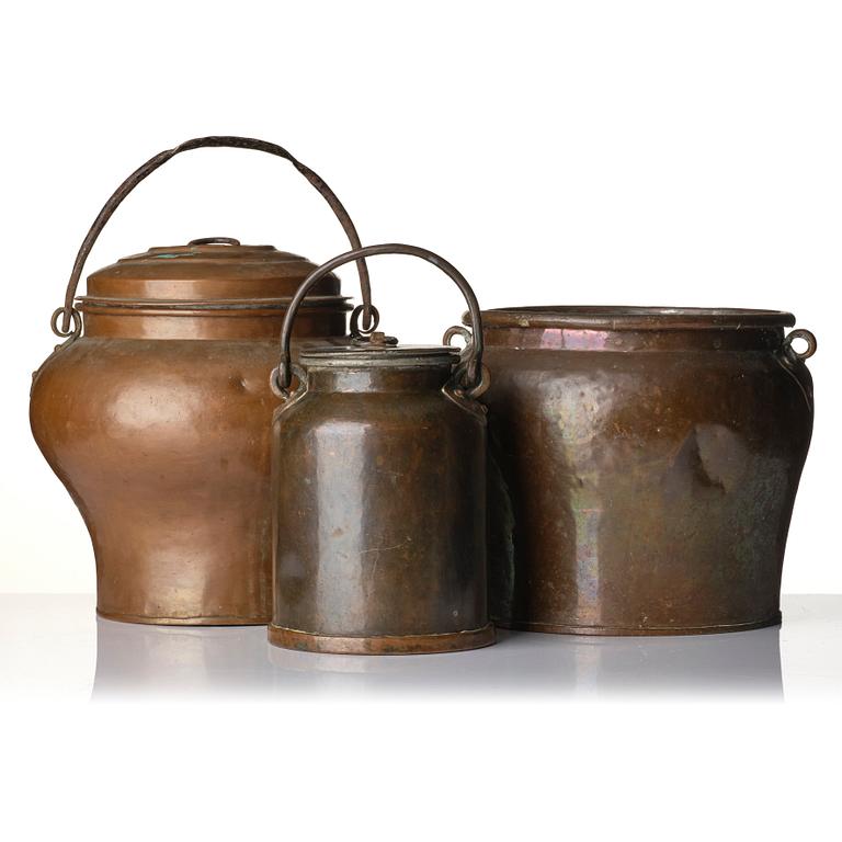 Krukor, 3st, Sverige, 1800-tal.