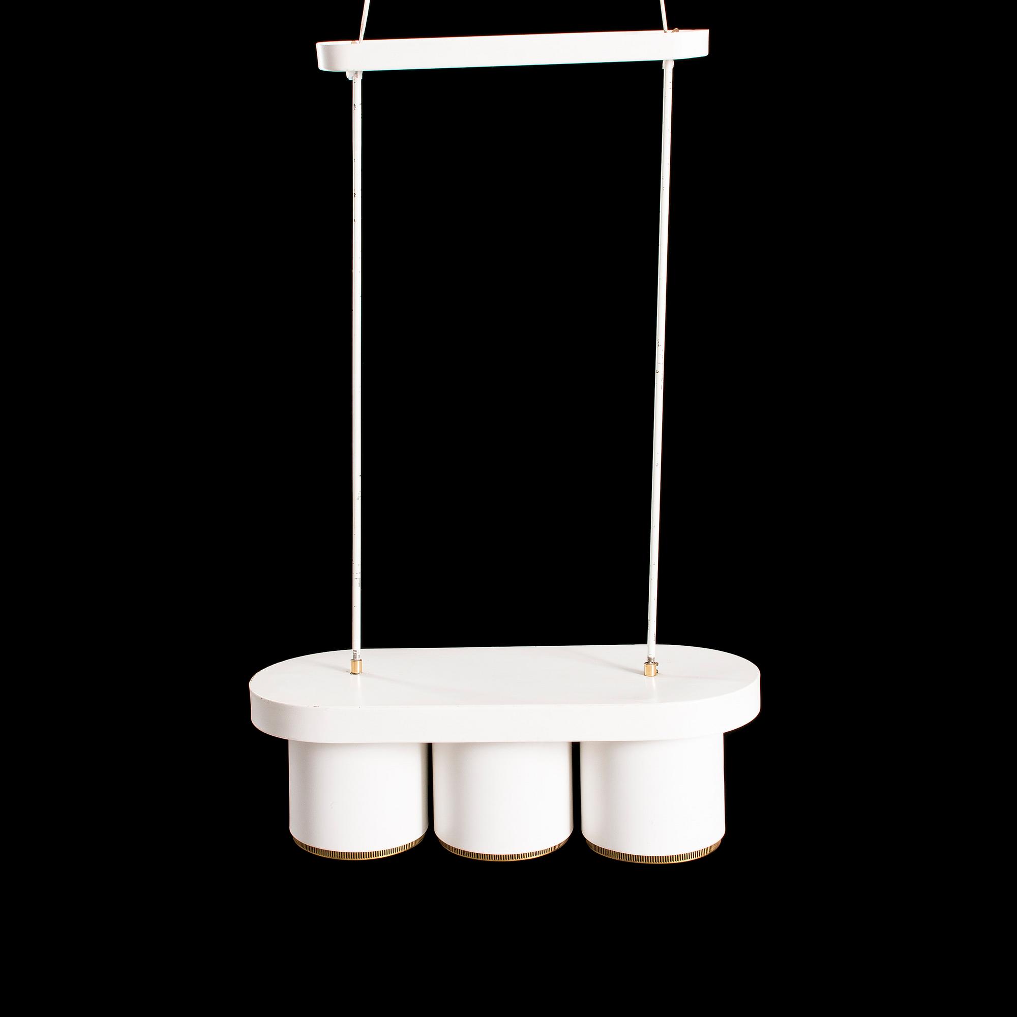 ALVAR AALTO, kattovalaisin, malli A 203, Valaistustyö.